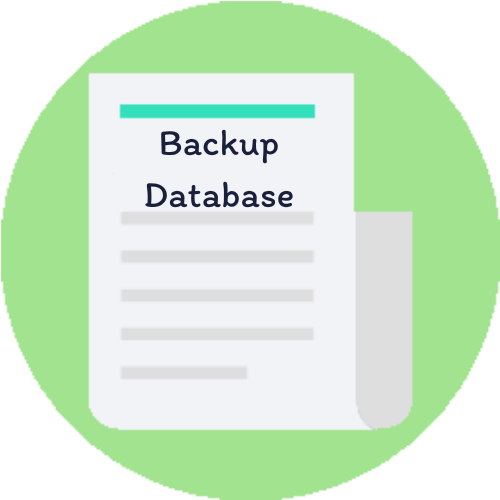 การ Backup Database